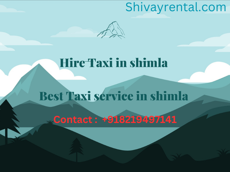 Hire taxi in shimla