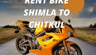 Bike on rent in shimla for Chitkul