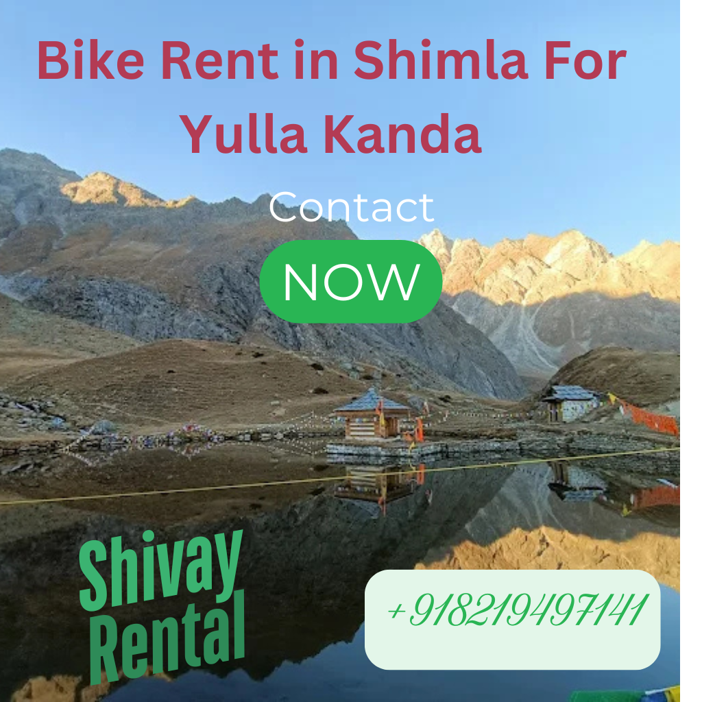 "View of Yulla Kanda Lake near Lord Krishna Temple in Kinnaur"